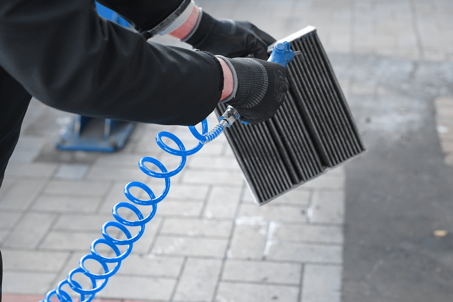 Brilliant Tools Druckluft-Spiralschlauch Ø 6 mm, 10 meter