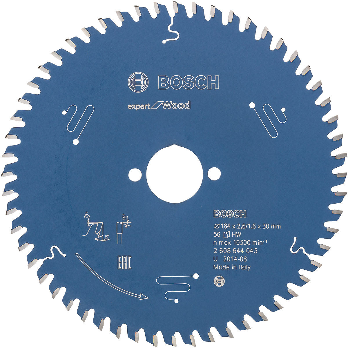 Bosch Kreissägeblatt Expert for Wood ø 184 mm