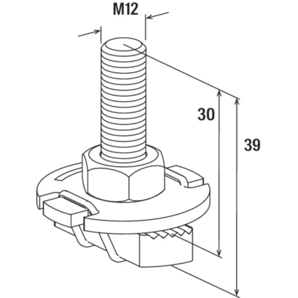 Fischer Hammerkopfschraube FCSN M12x30