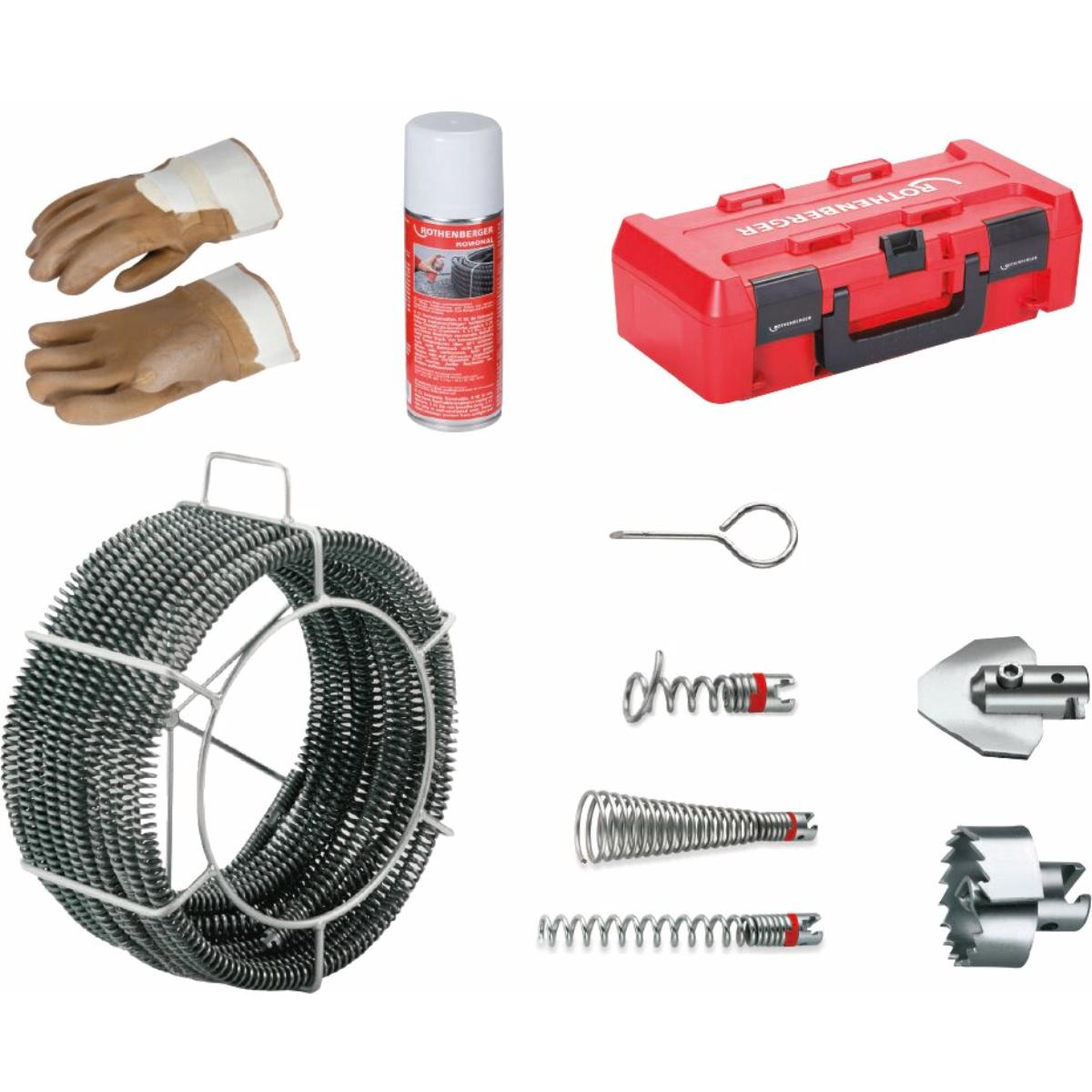 ROTHENBERGER Spiralenwerkzeug-set Standard 32mm, ohne Führungsschlauch