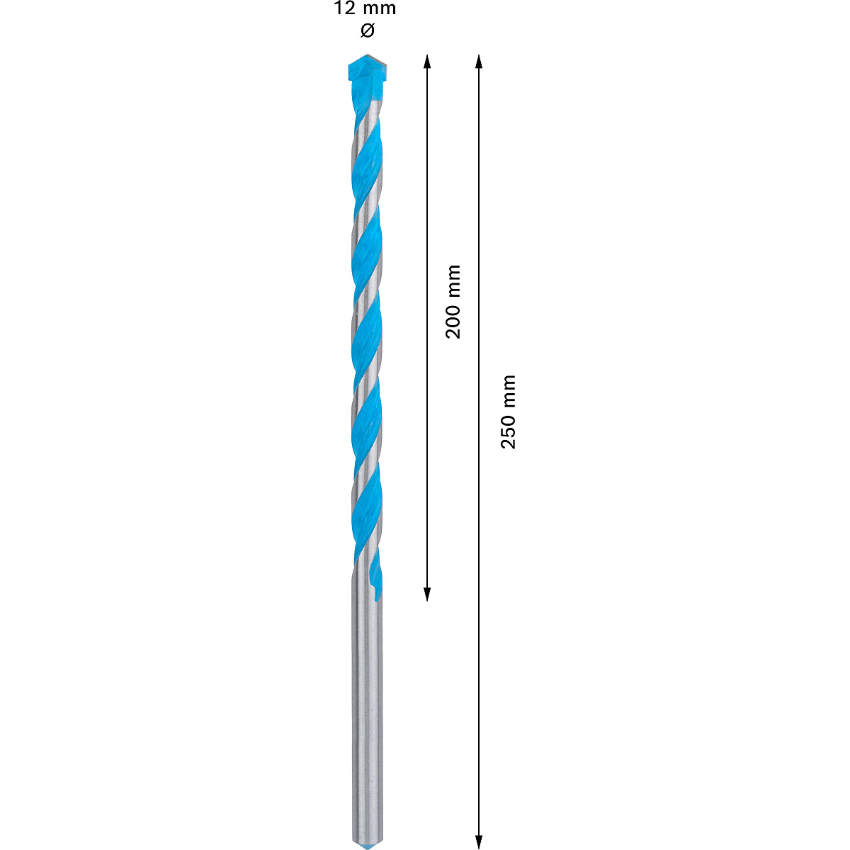 Bosch EXPERT CYL-9 MultiConstruction Bohrer, für Dreh- und Schlagbohrer ø 12.00 mm