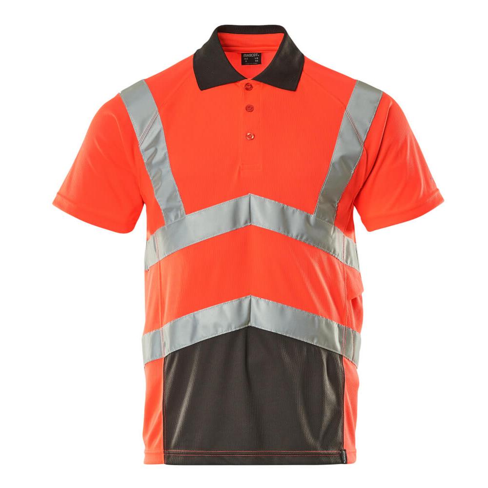 MASCOT Anadia Polo-Shirt SAFE YOUNG Hi-vis Rot / Dunkelanthrazit