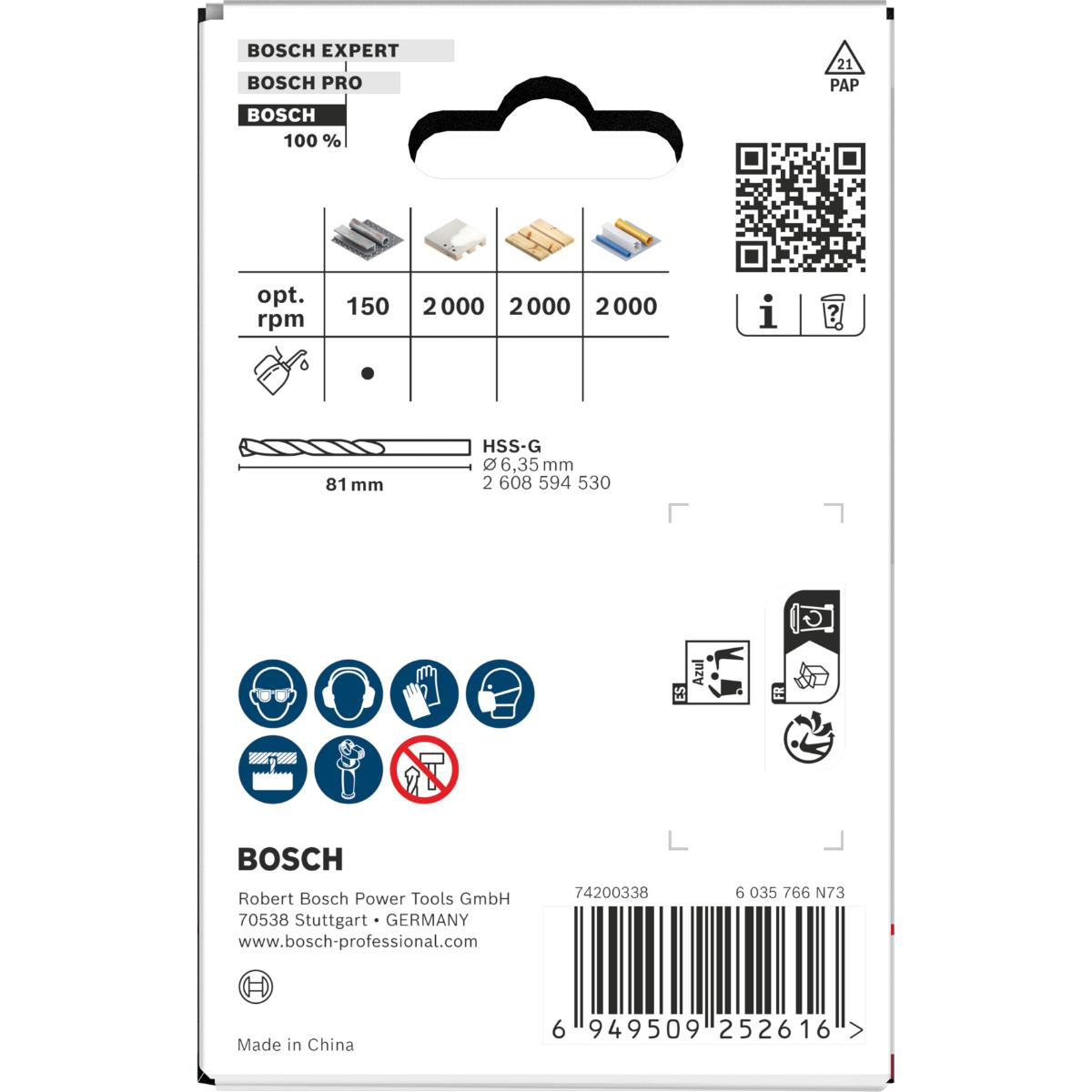 Bosch Multi Material Lochsäge mit Aufsteckhalter, 57 x 40 mm