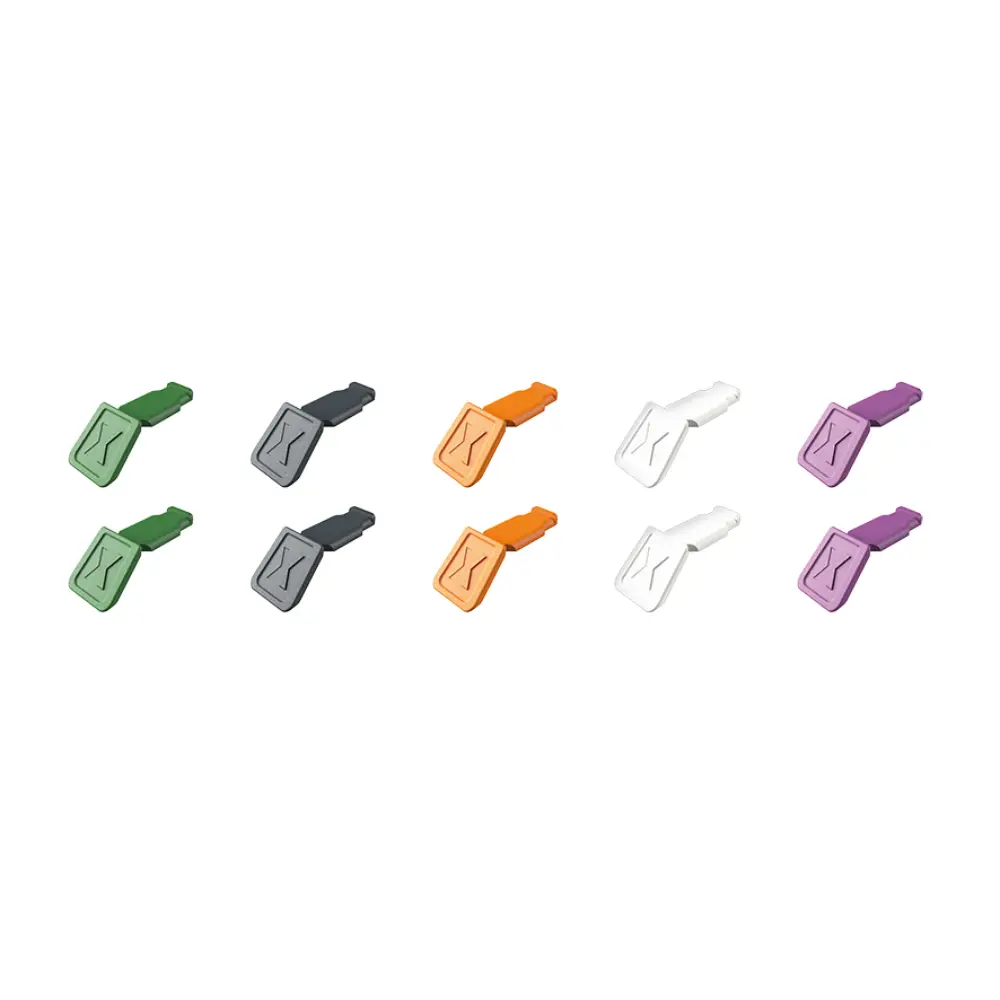 KNIPEX ColorCode Clips Farbmischung 2 (10 Stück)