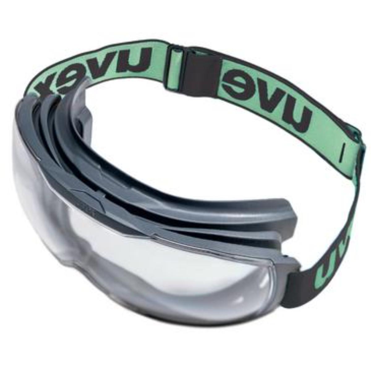 uvex megasonic planet Vollsichtbrille innen beschlagfrei, außen extrem kratzfest & chemikalienbeständig