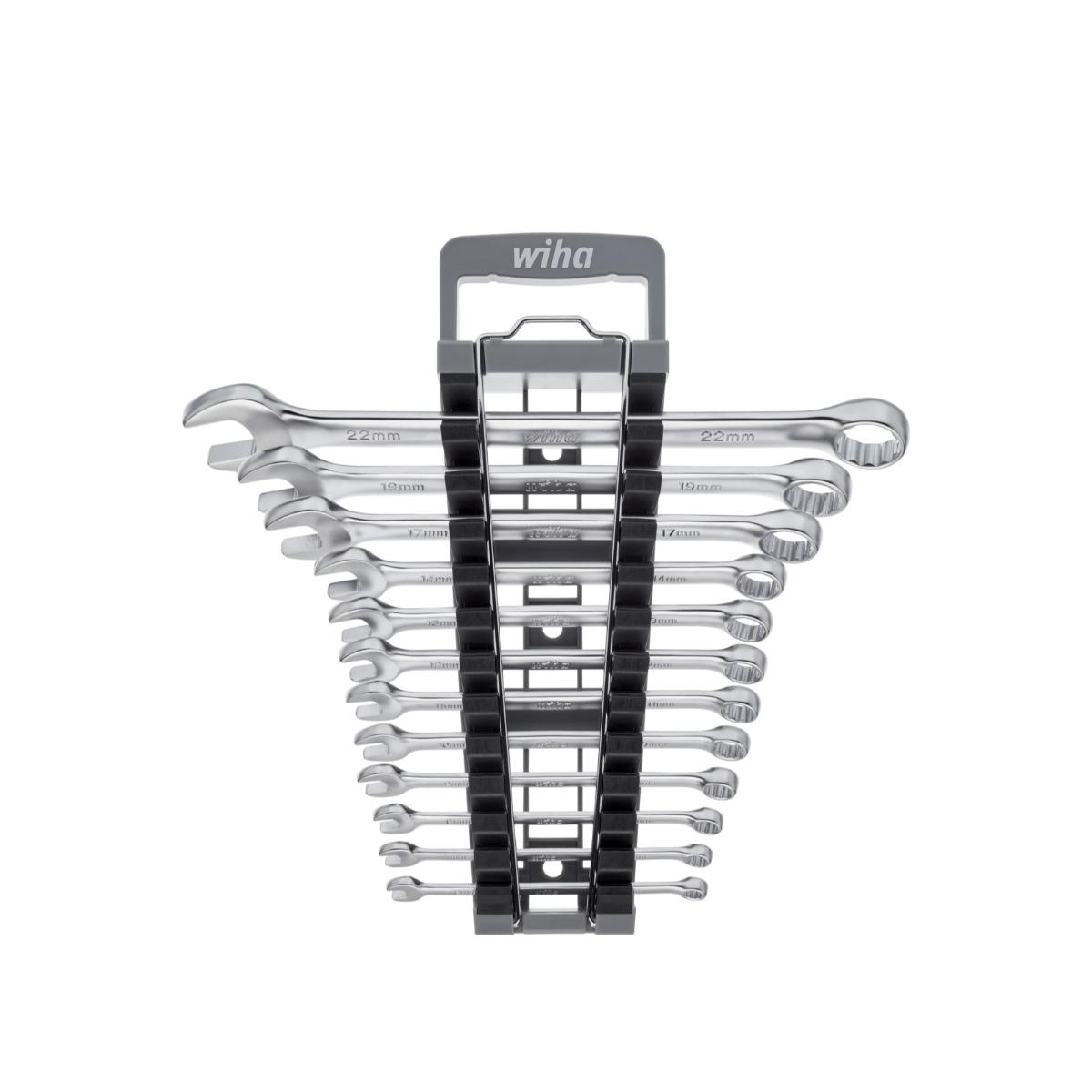 Wiha Ring-Gabelschlüssel Set 12-teilges Set in Halter