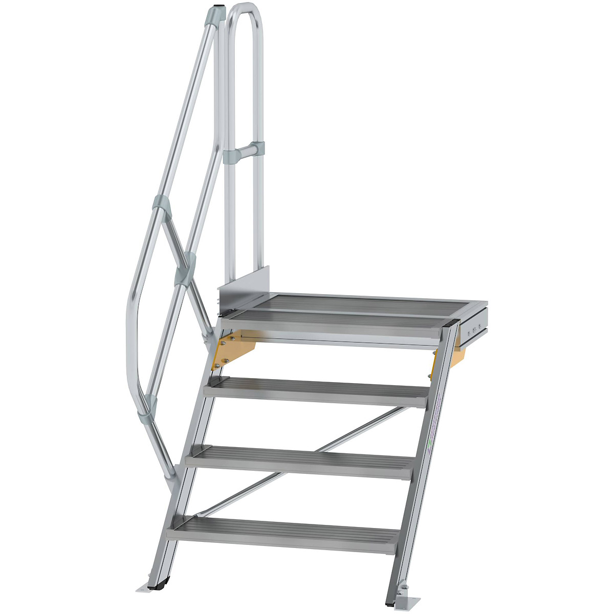 Munk Treppe mit Plattform 45° Stufenbreite 800 mm