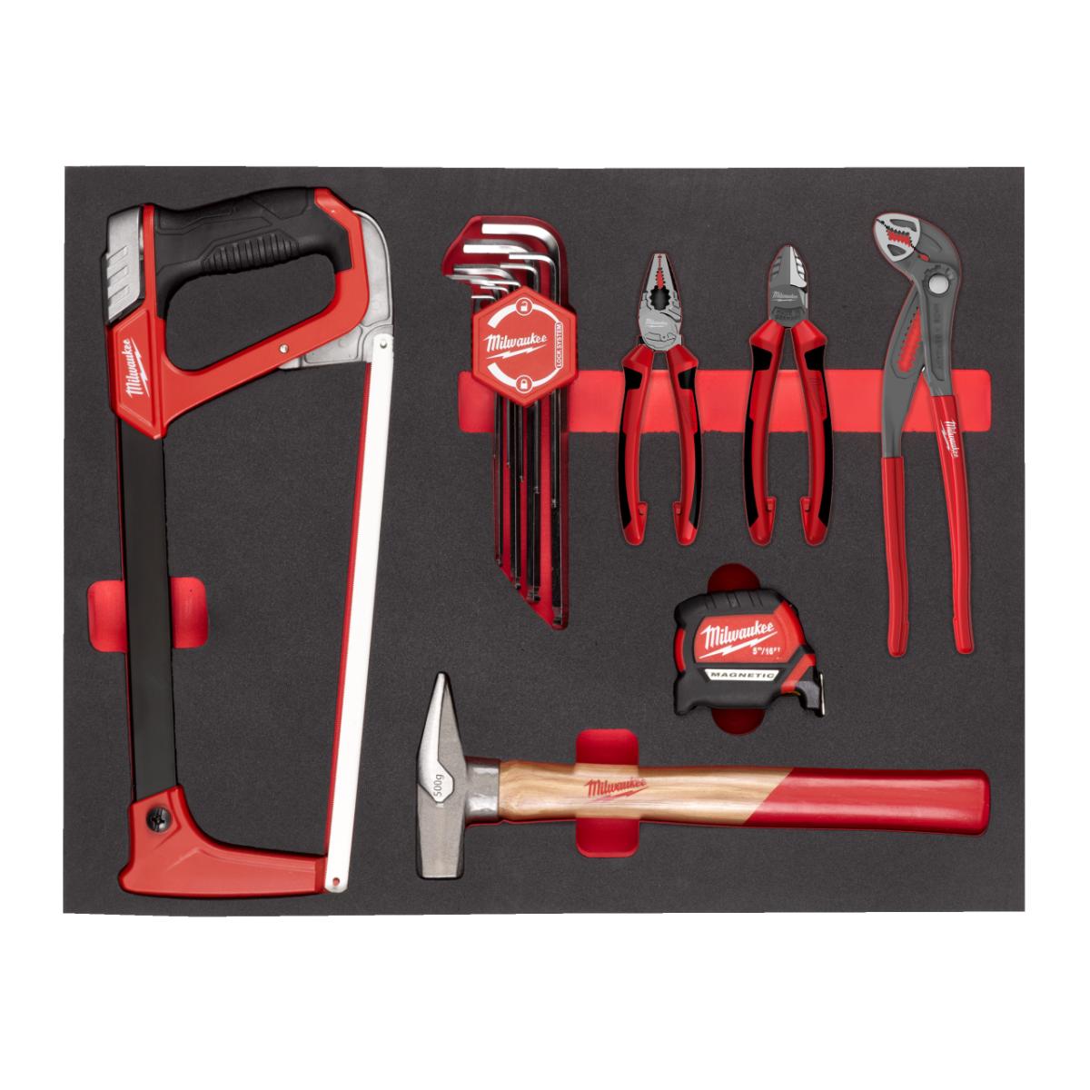 Milwaukee Werkzeug Einlage 15-teilig für Werkstattwagen 78cm