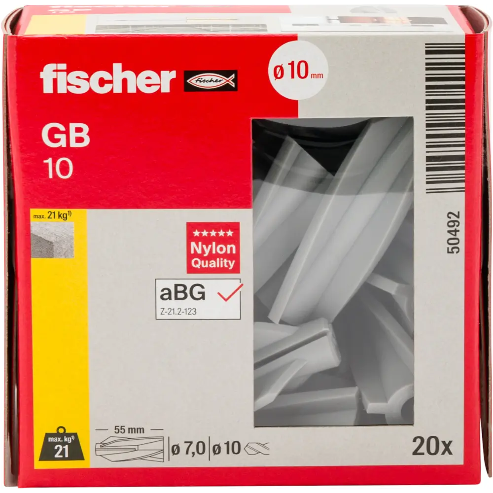 Fischer Gasbetondübel GB 10