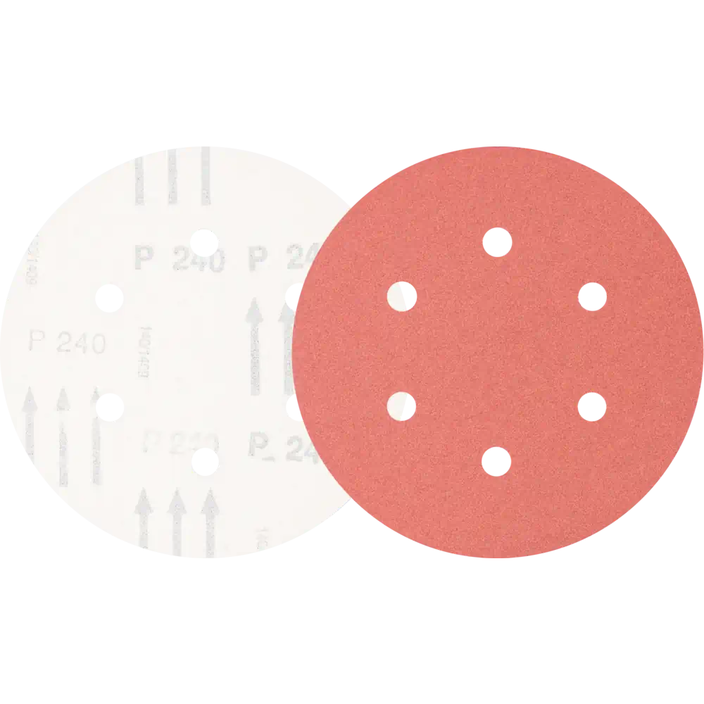 PFERD TOOLS Universal Korund Klettscheibe KSS 6 Absauglöcher für Exzenterschleifer