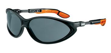 uvex Bügelbrille cybric schwarz, orange