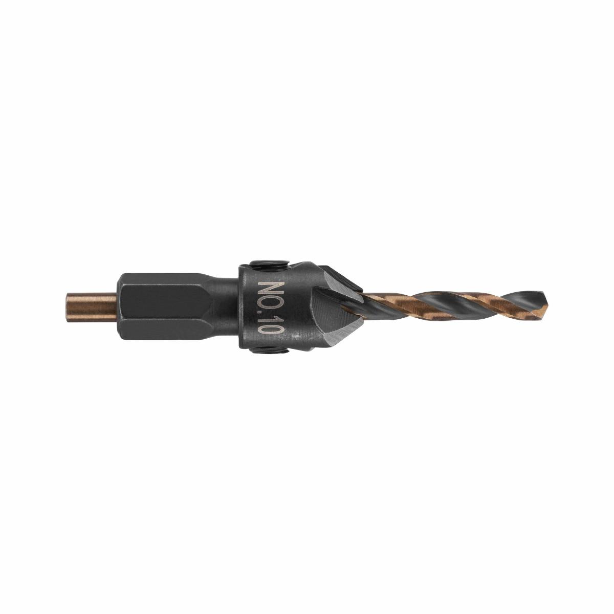 DEWALT Vorbohrer mit Senker Nr. 10 Flip+Drive