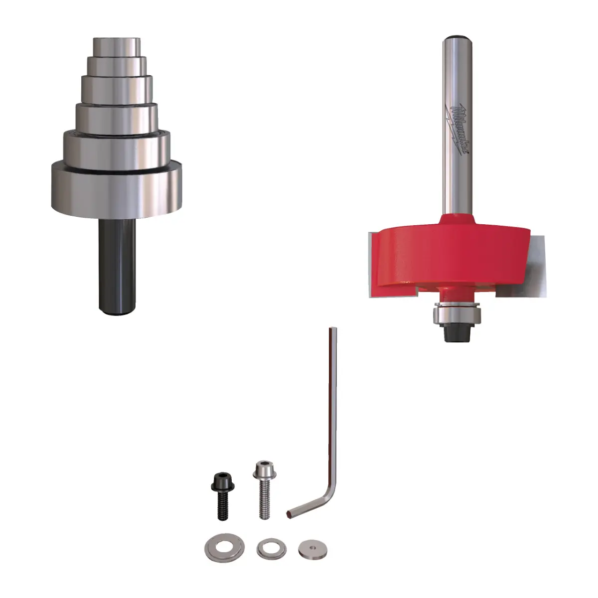 Milwaukee Vario-Falzfräser 1/4" Schaft 34,9 x 0-12,7 mm