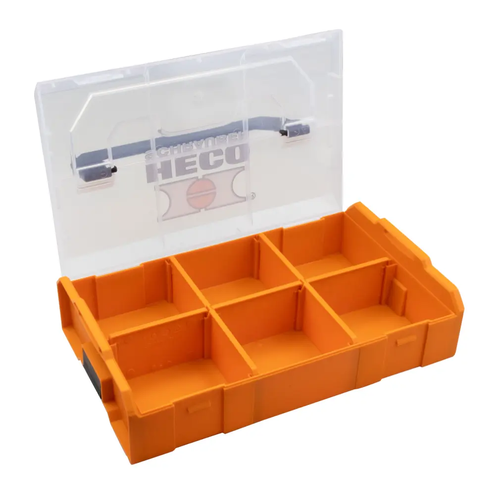 HECO Sortimentskoffer L-BOXX Mini, transparent, leer