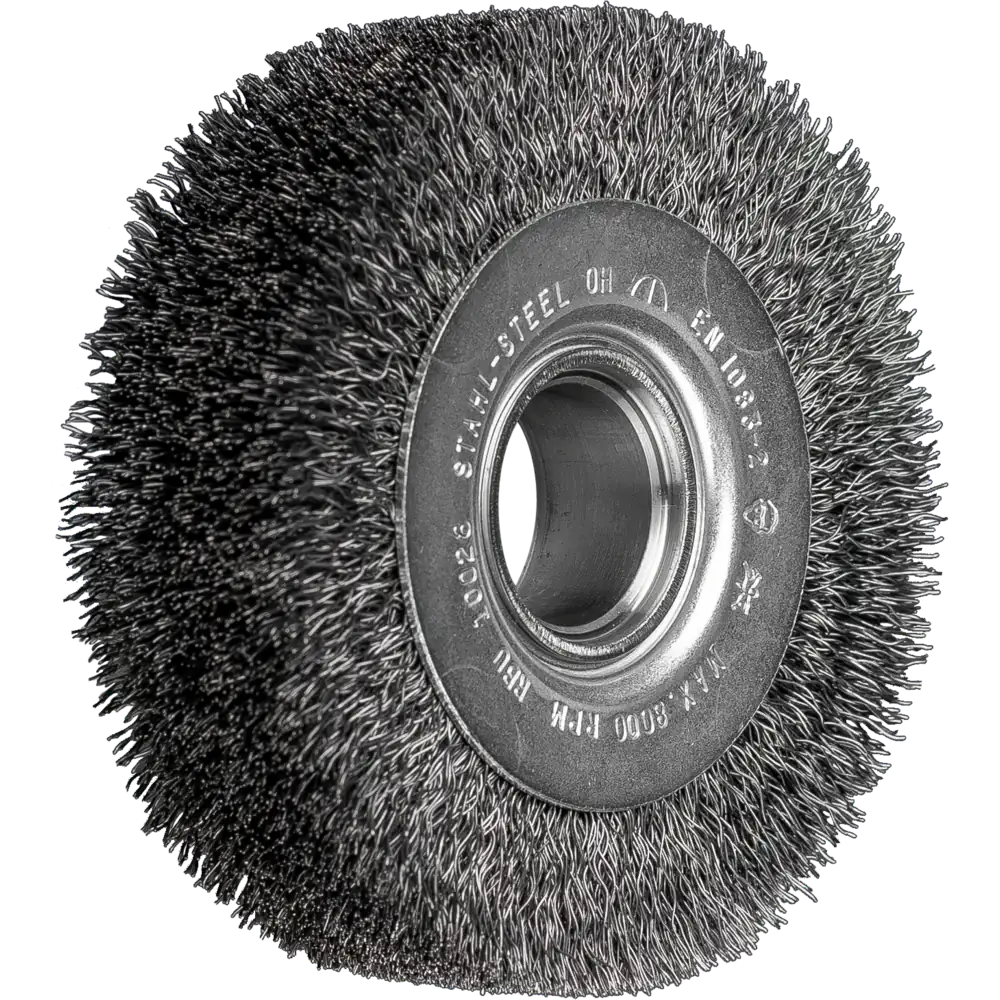PFERD TOOLS Rundbürste breit ungezopft RBU Stahl-Draht industrieller Einsatz