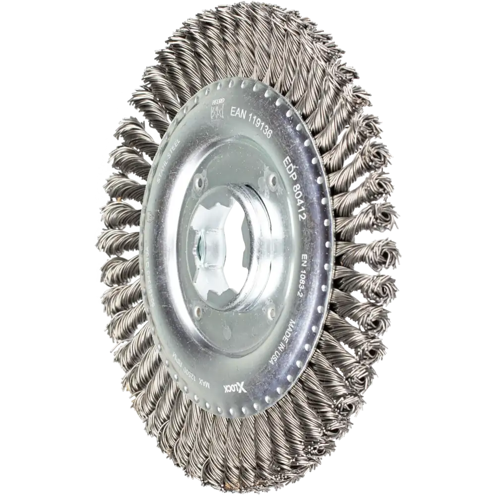 PFERD TOOLS PIPELINE Bürste gezopft RBG X-LOCK Stahl-Draht Winkelschleifer