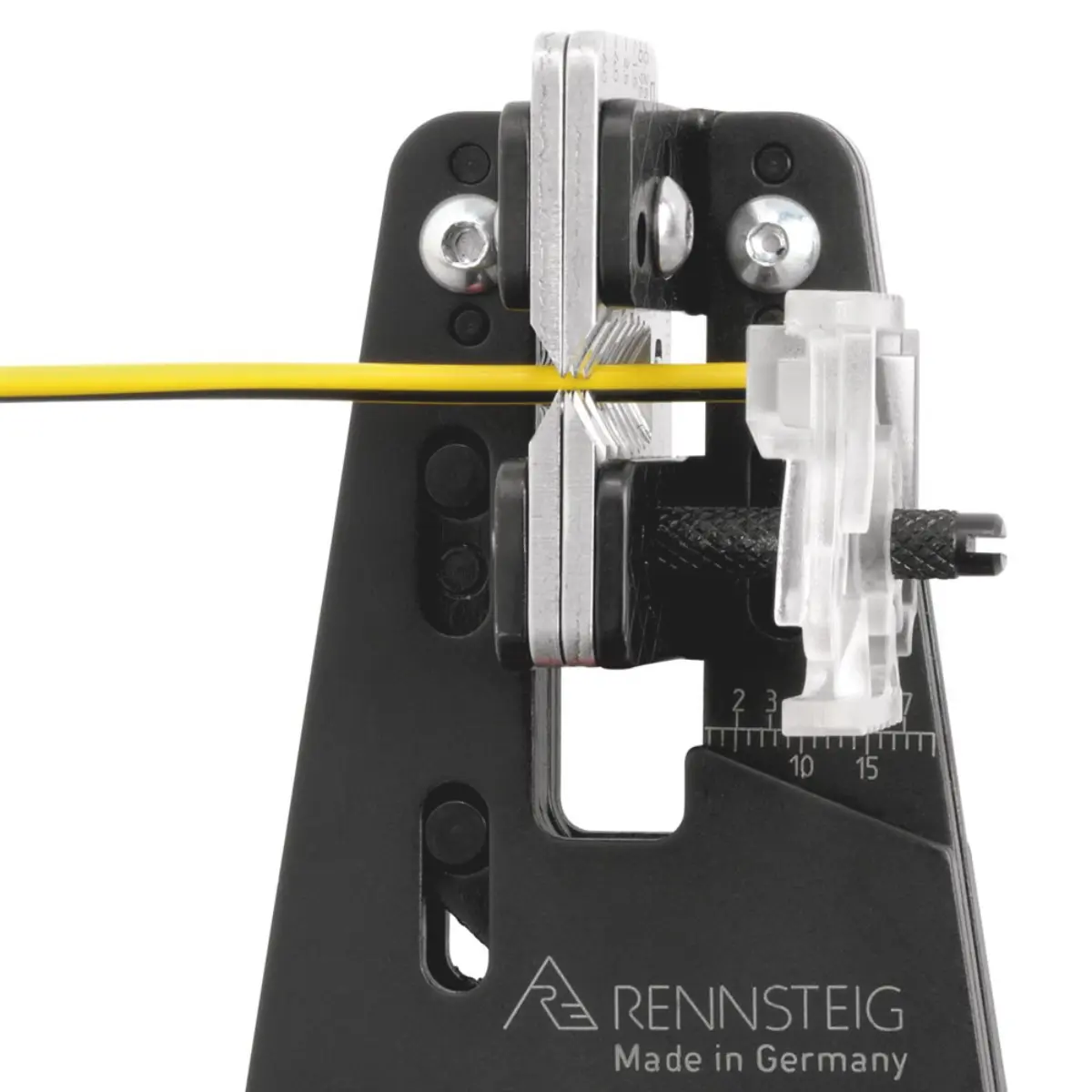 Rennsteig Abisolierzange für DIN-Litzenkabel 0,25 mm² / 0,75 mm² / 1,5 mm² / 2,5 mm² / 4,0 mm² / 6,0 mm²