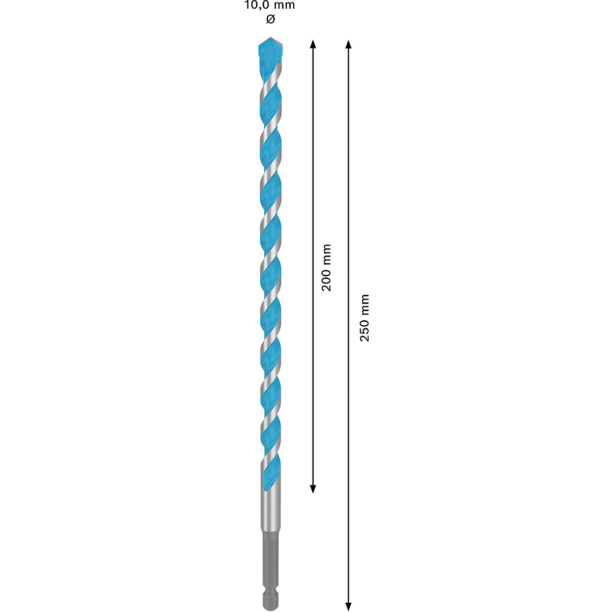 Bosch EXPERT HEX-9 MultiConstruction Bohrer, für Dreh- und Schlagbohrer