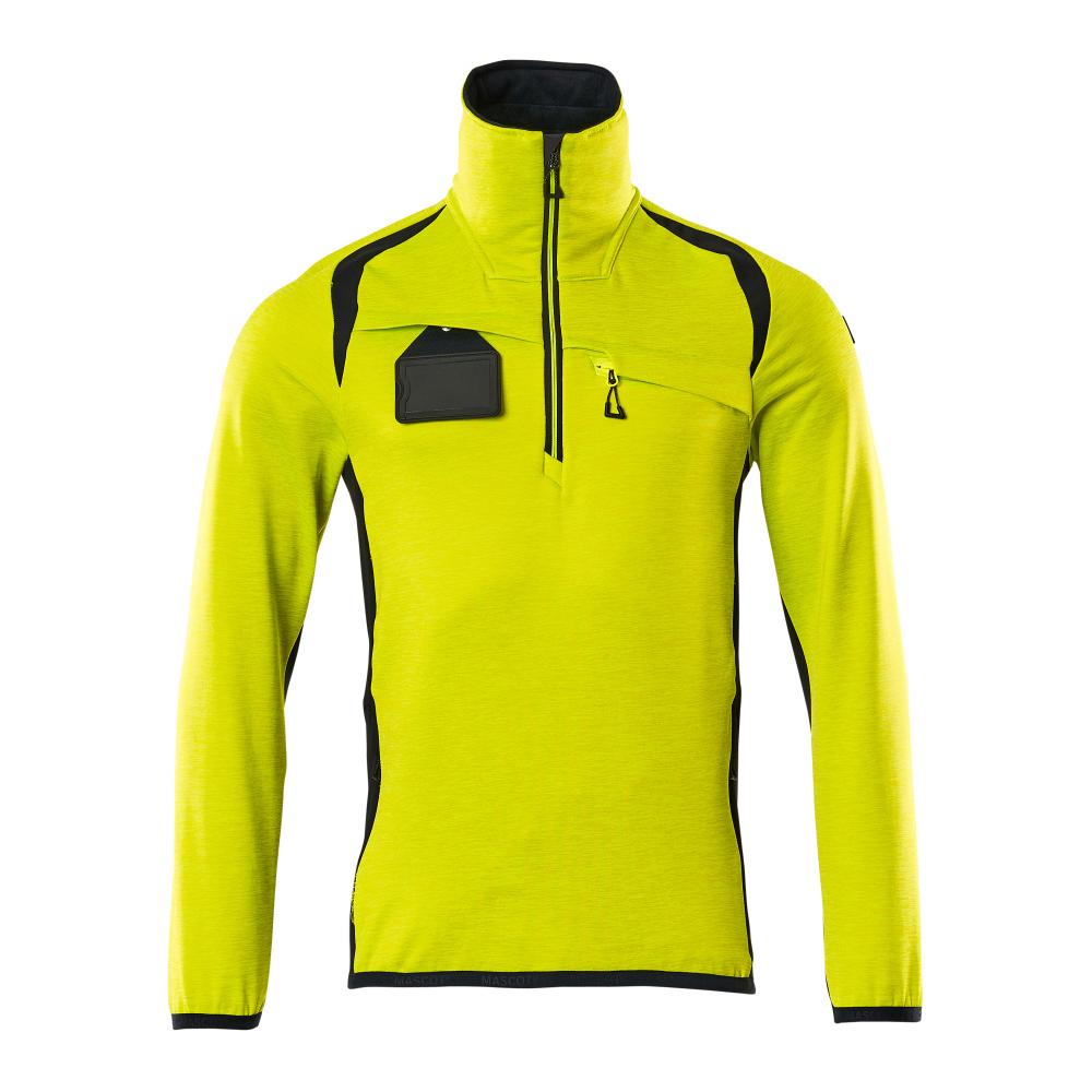 MASCOT Herren Fleecepullover mit kurzem Reißverschluss ACCELERATE SAFE