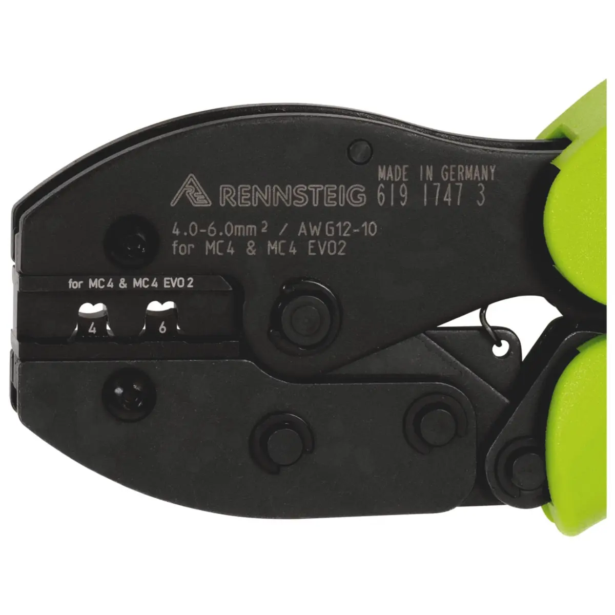 Rennsteig Crimpzange PEW 9 für Aderendhülsen 10 - 25 mm²