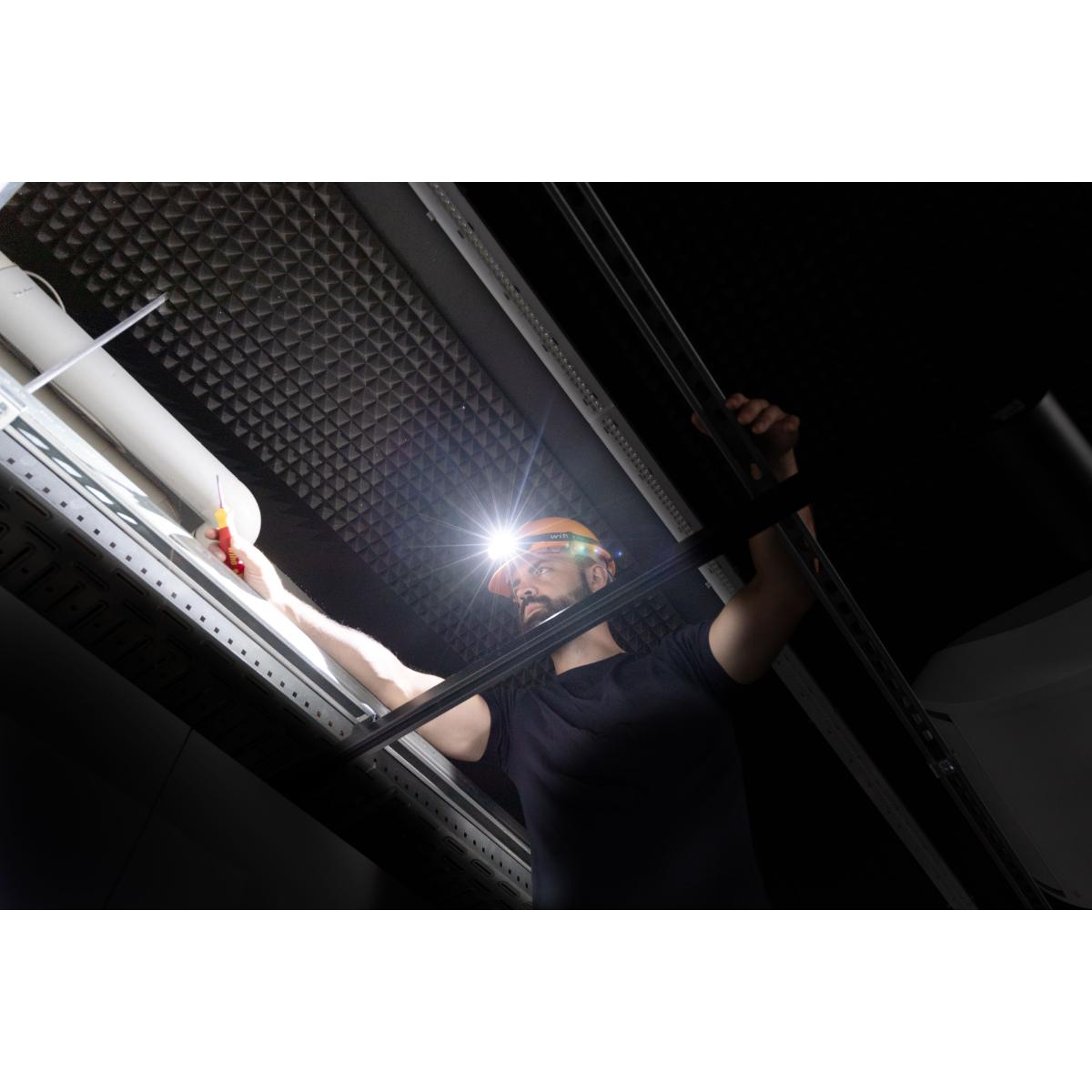 Wiha Stirnlampe 500 lm mit Bewegungssensor mit USB-C-Ladekabel