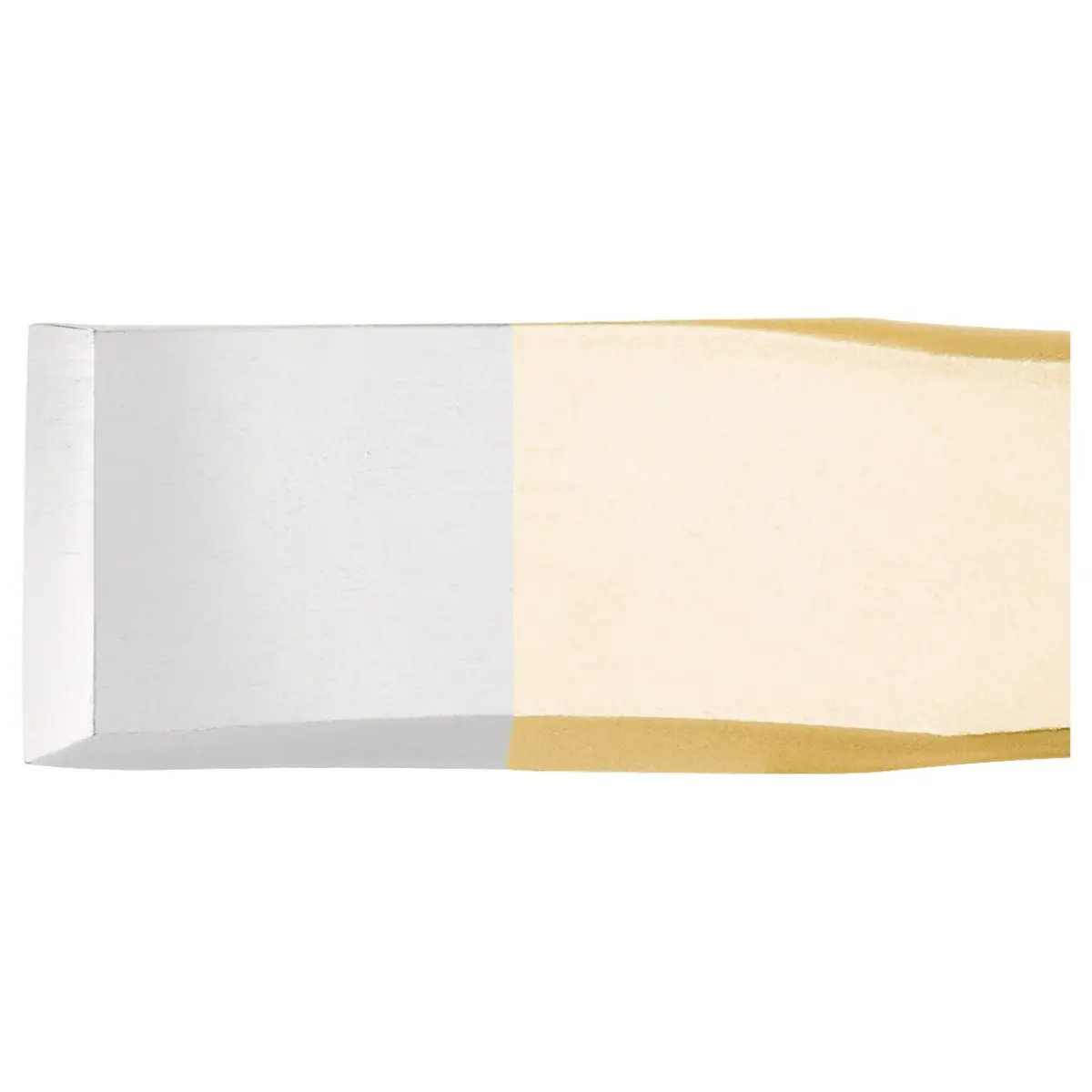 Rennsteig Schlitzmeißel mit Handschutz gebogen 27 x 240 mm, lackiert