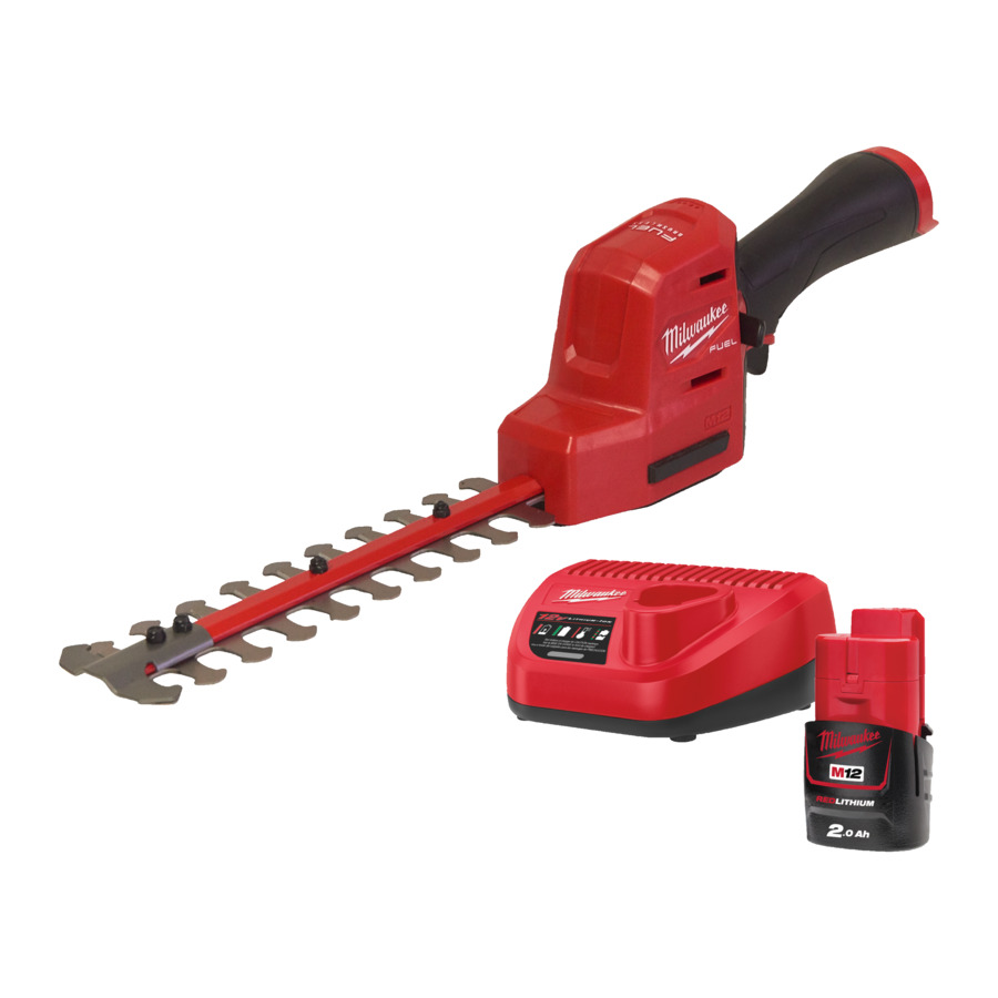 Milwaukee M12 FUEL Akku-Heckenschere FHT20-201 Power Pack