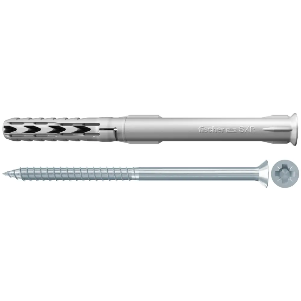 Fischer Langschaftdübel SXR 6x60 Z mit Senkkopfschraube