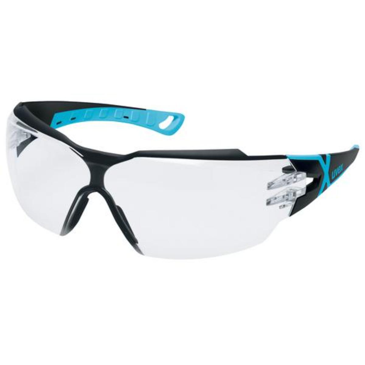 uvex Bügelbrille pheos cx2 schwarz, hellblau