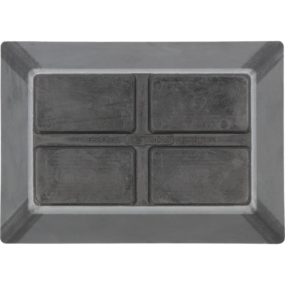 KS Tools Gummiauflage 47 für Hebebühnen, 140 x 100 x 60 mm