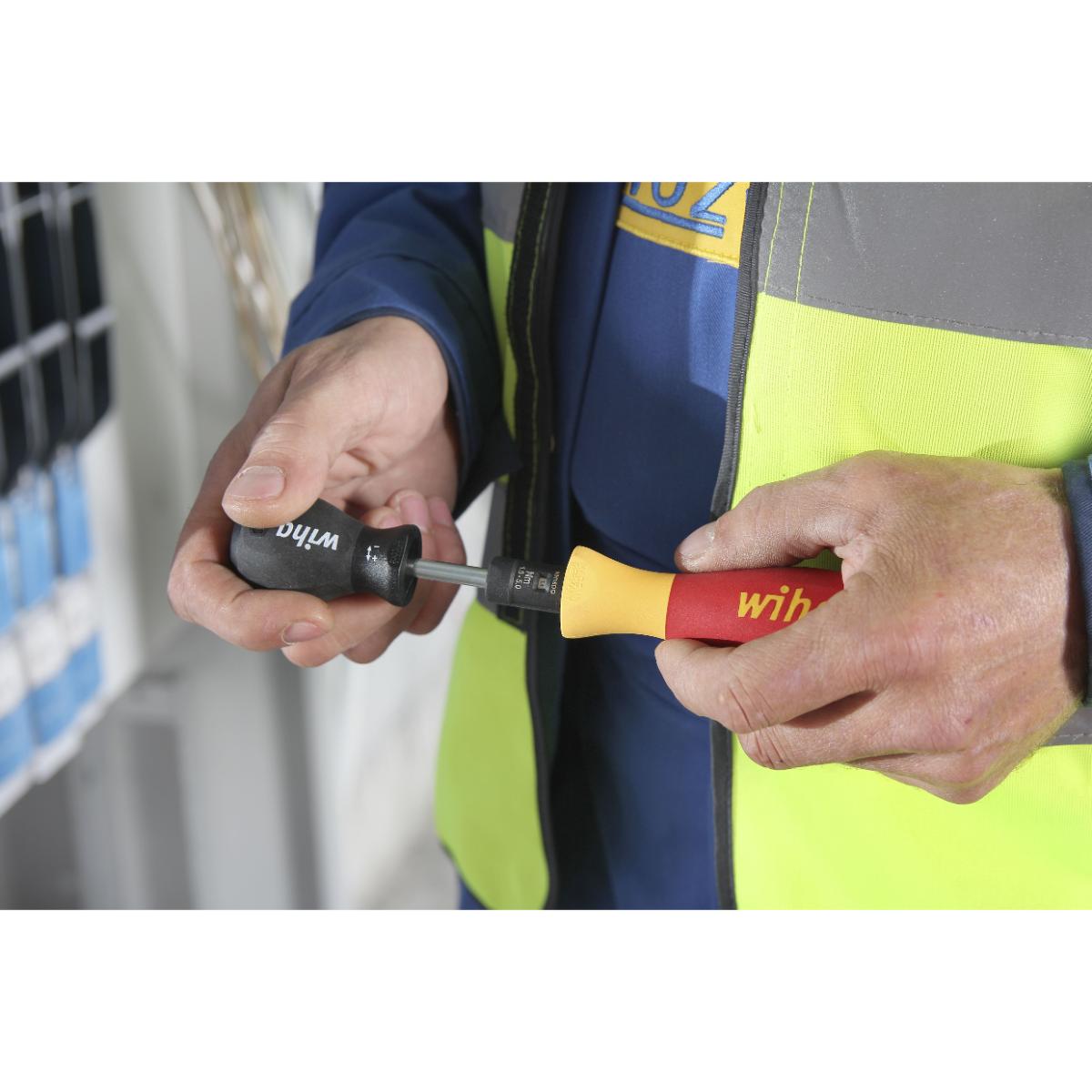 Wiha Drehmoment-Schraubendreher TorqueVario -S electric variabel einstellbare Drehmomentbegrenzung