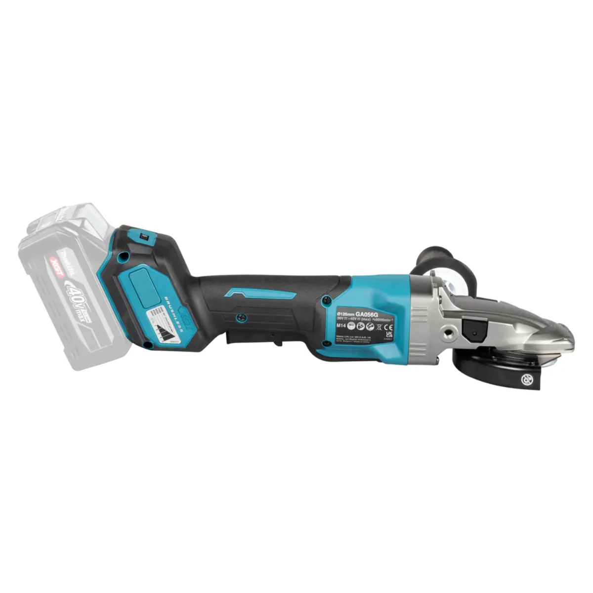 Makita Akku-Flachkopf-Winkelschleifer - GA056GZ