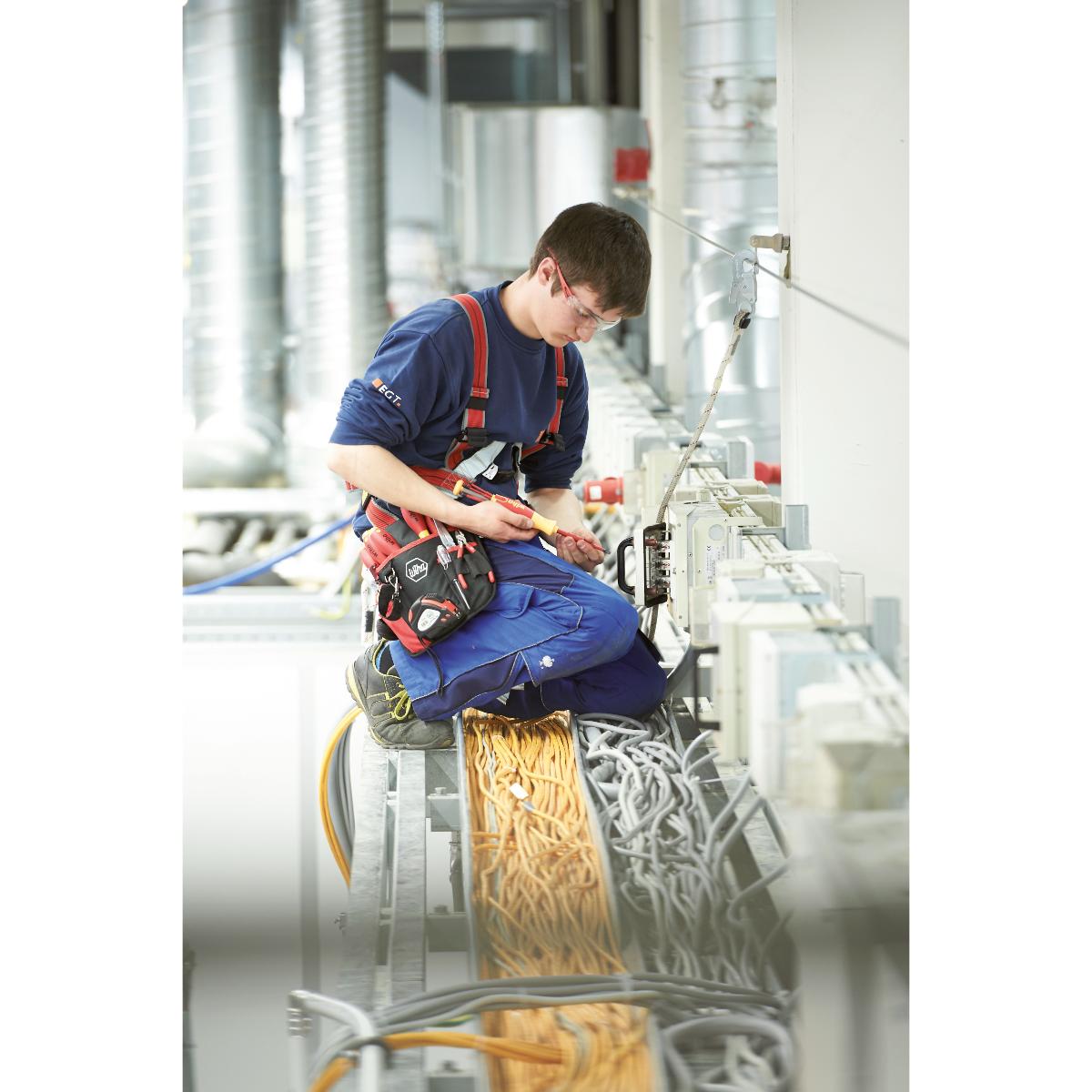 Wiha Schraubendreher mit Bit Magazin LiftUp electric Schlitz, Phillips mit 6 slimBits