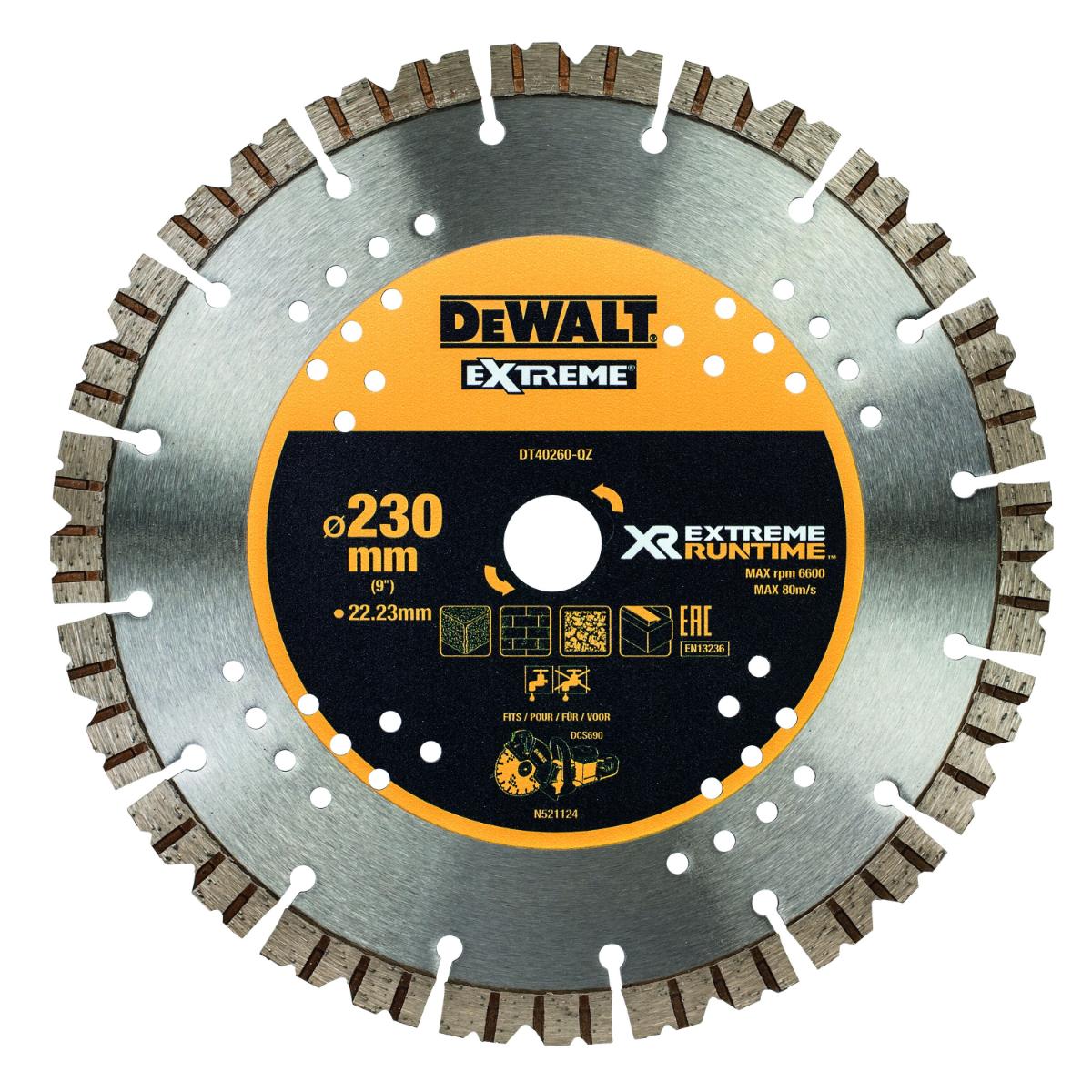DEWALT Diamanttrennscheibe 230/22.2mm