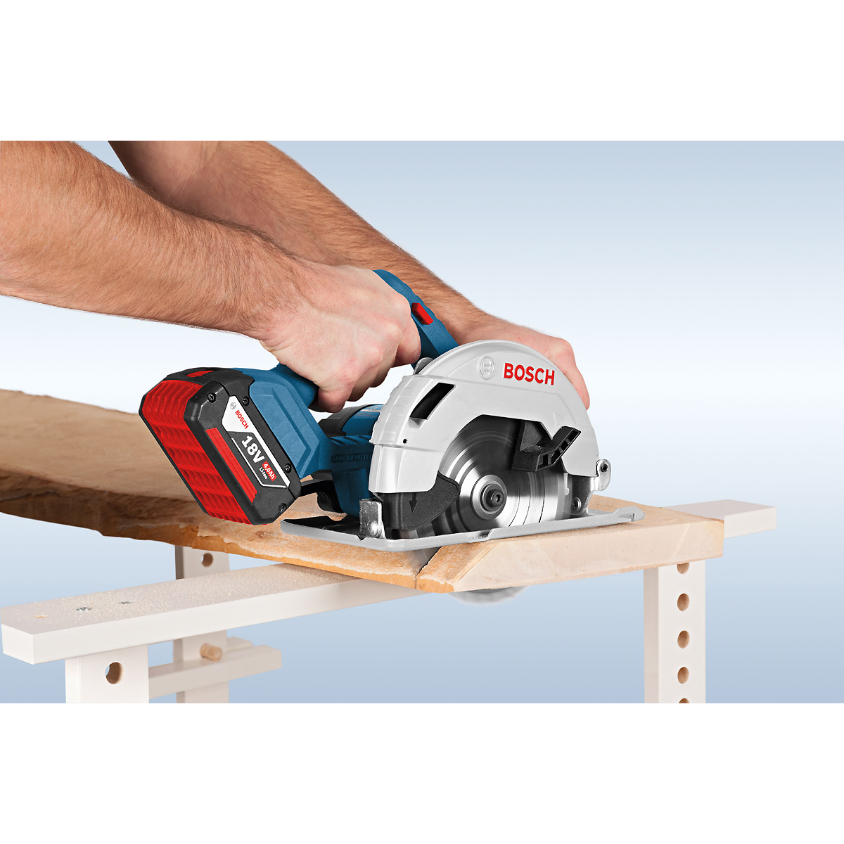 Bosch Akku-Kreissäge GKS 18V-57, Solo Version