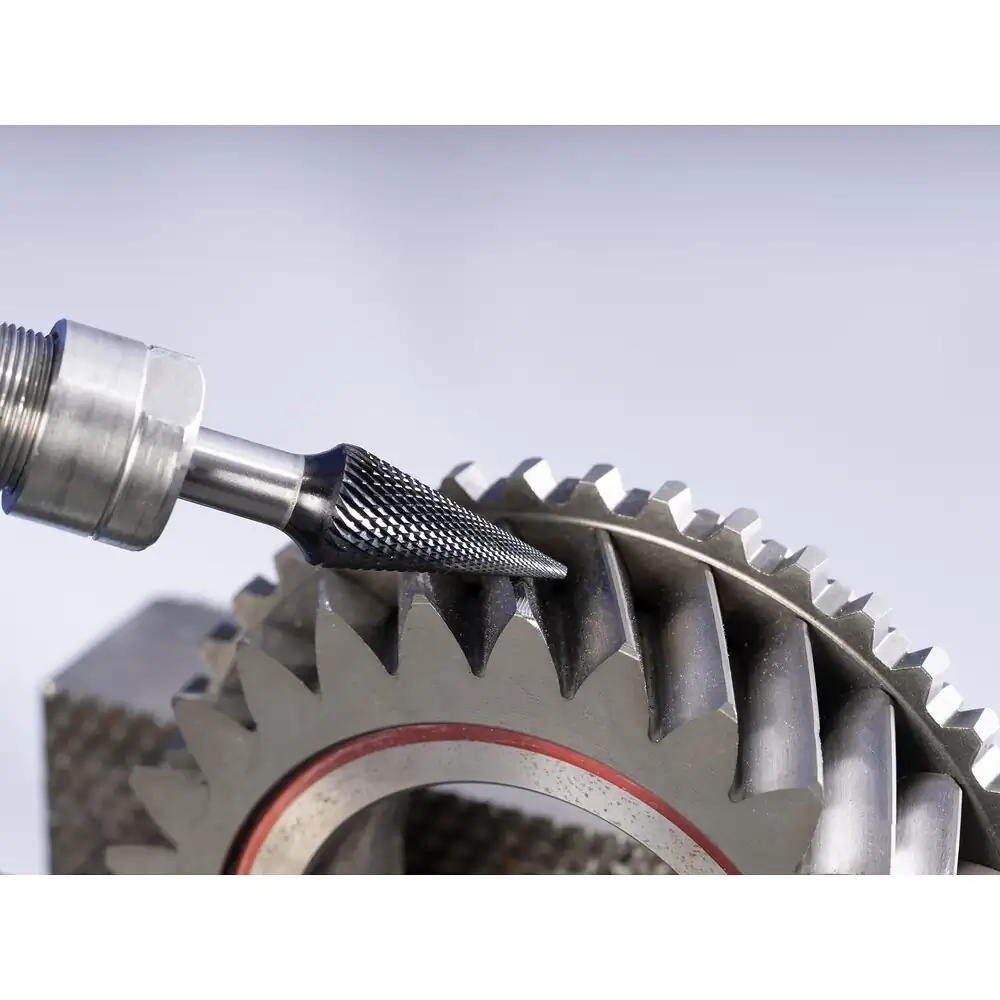 PFERD TOOLS Hartmetall Hochleistungsfrässtift MICRO Spitzkegel SKM Ø 10x20mm Schaft-Ø 6mm HICOAT beschichtet für die Feinbearbeitung