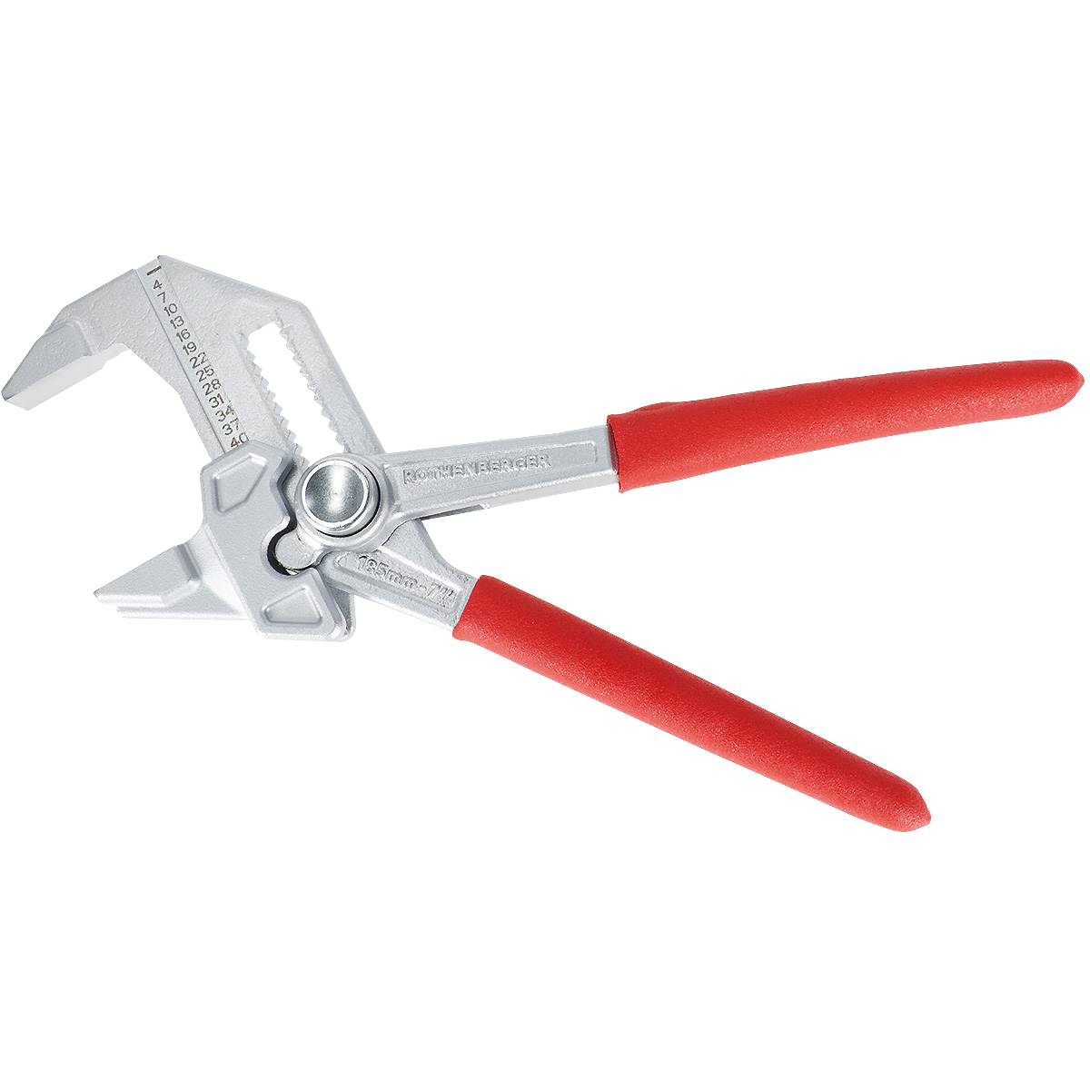 Rothenberger ROFAST Zangenschlüssel, 7" 1K, mit Schonbacken Tauchhandgriffe, 3 Paar