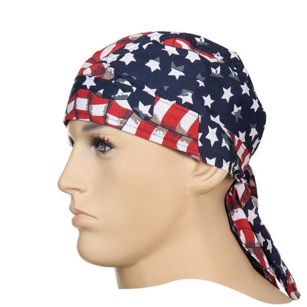 ELMAG Hitzekopfschutz Bandana 'USA flag' WELDAS 23-3604