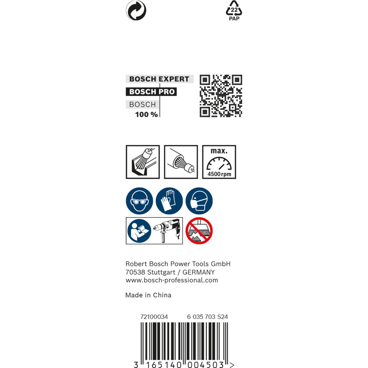 Bosch PRO Pinselbürste, gewellt