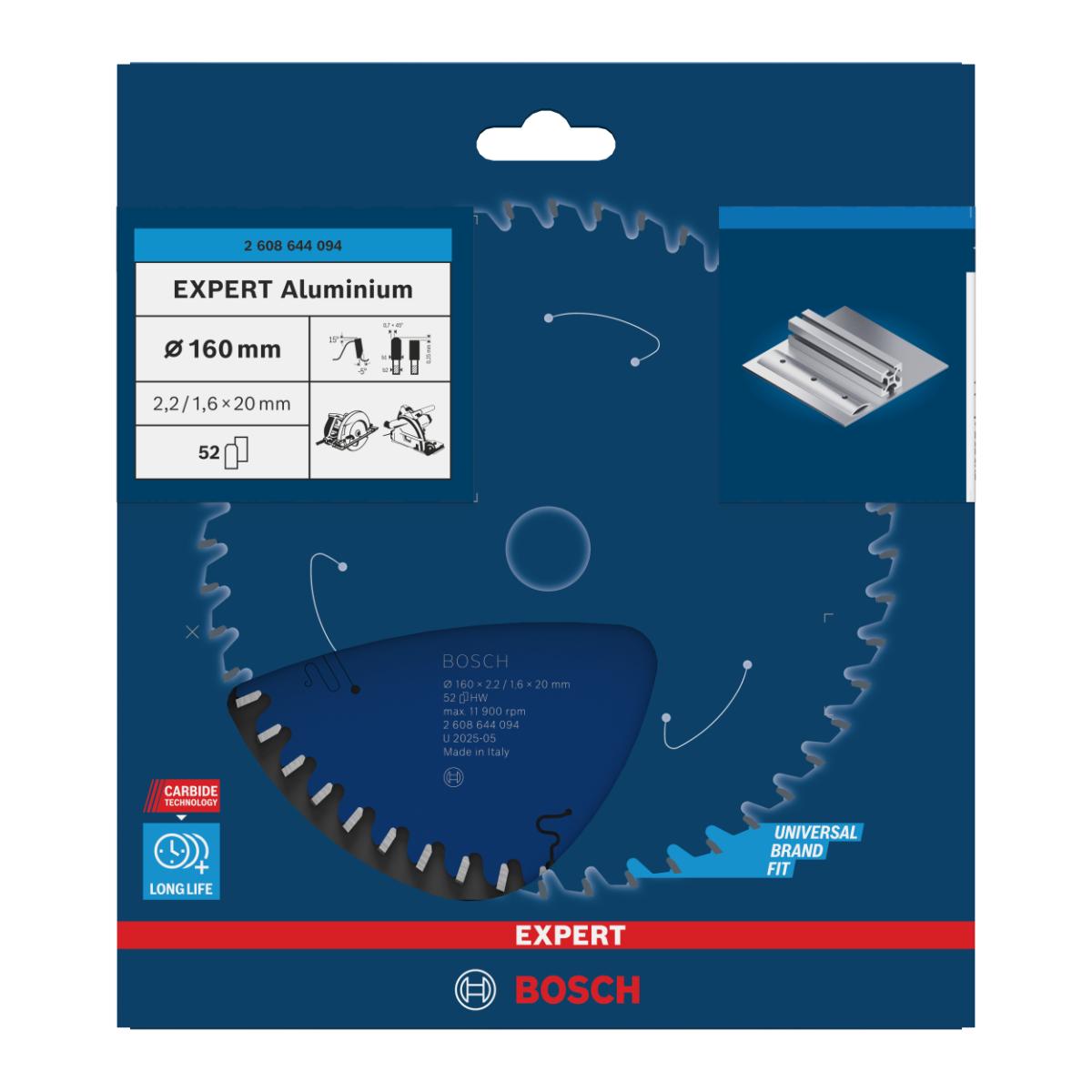 Bosch Kreissägeblatt Expert for Aluminium ø 160 mm