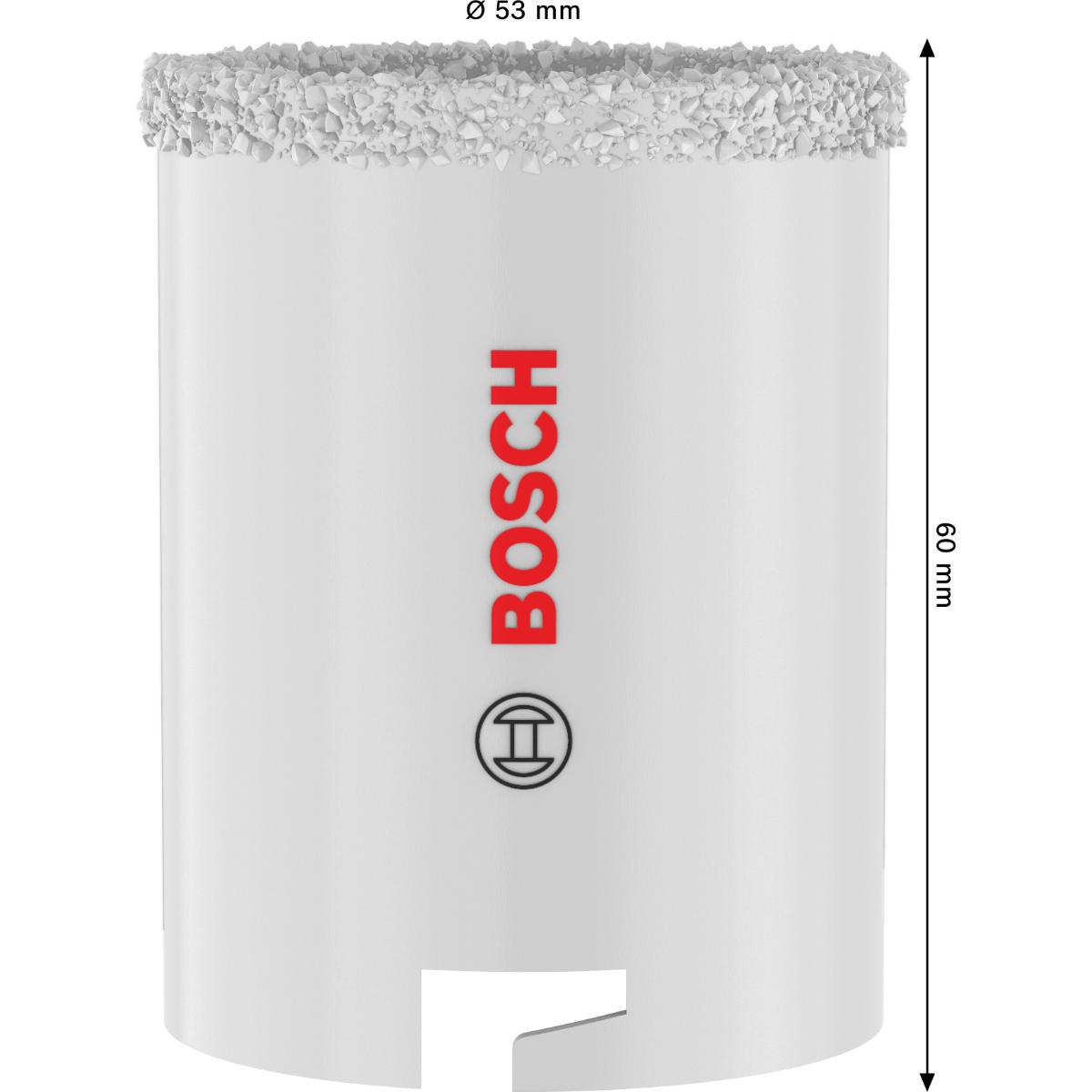 Bosch Brick and Soft Tile Lochsäge mit Aufsteckhalter, 53 x 60 mm