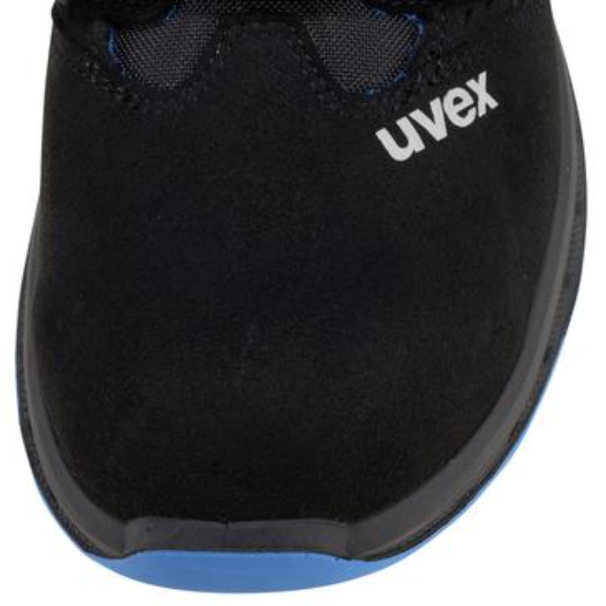 uvex 2 trend Sicherheitsschuh Sandalen S1P blau-schwarz