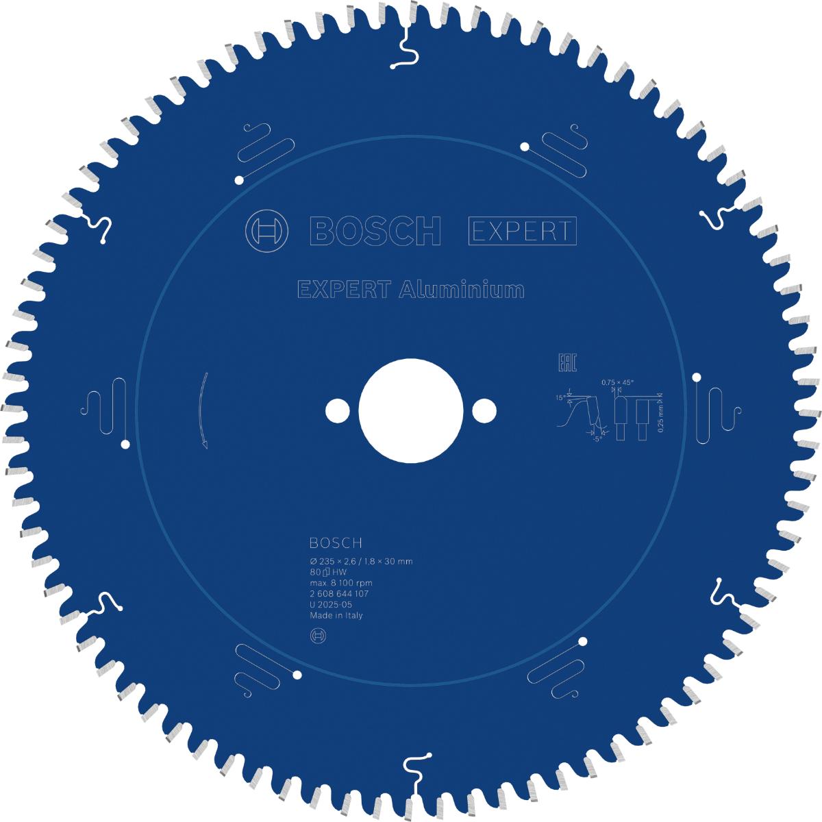 Bosch Kreissägeblatt Expert for Aluminium ø 235 mm