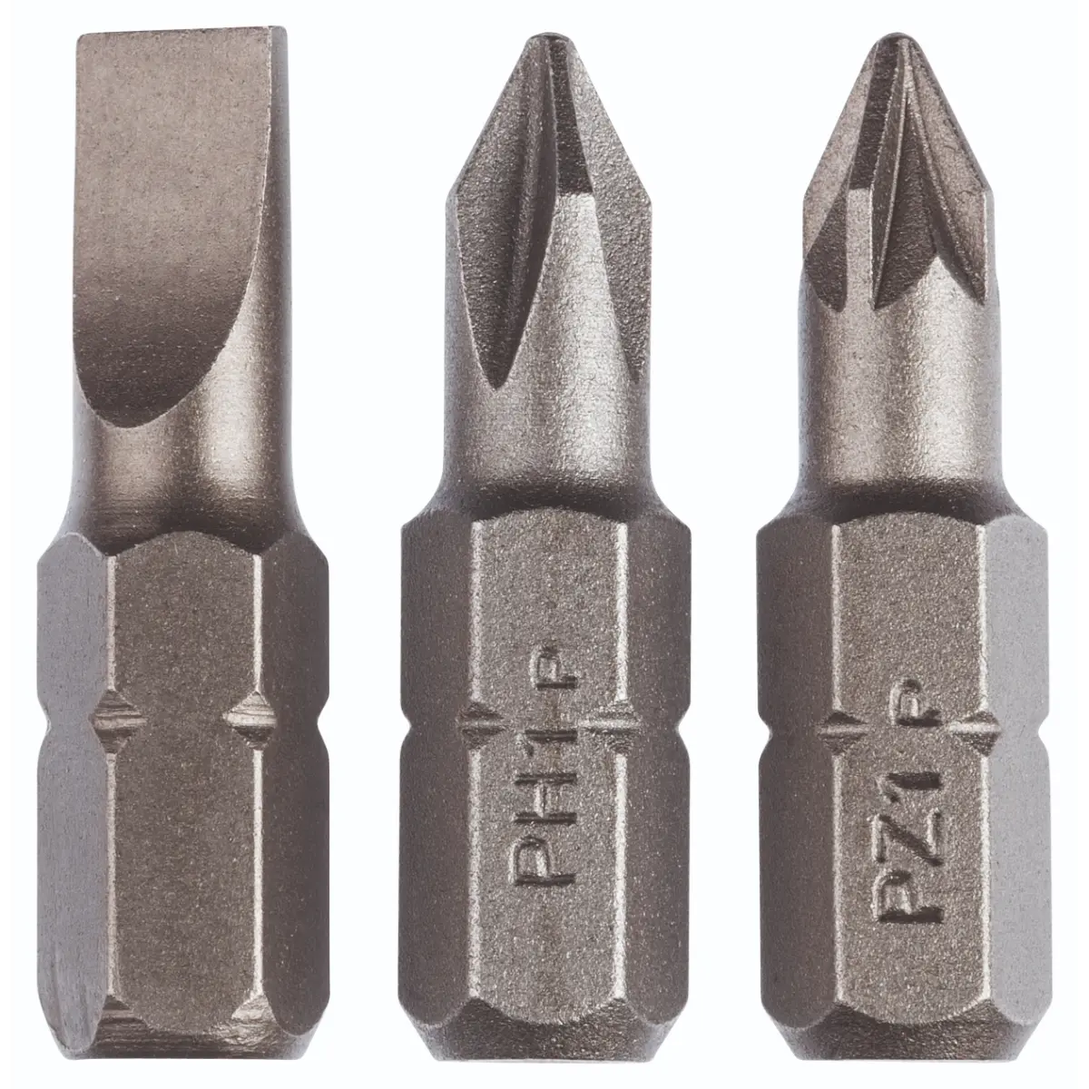 Bosch Schrauberbit-Set Standard, gemischt (S 1,0x5,5, PH, PZ), 3-tlg.