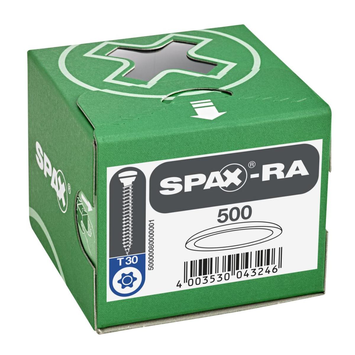 SPAX Rahmenanker, Abdeckkappe weiss