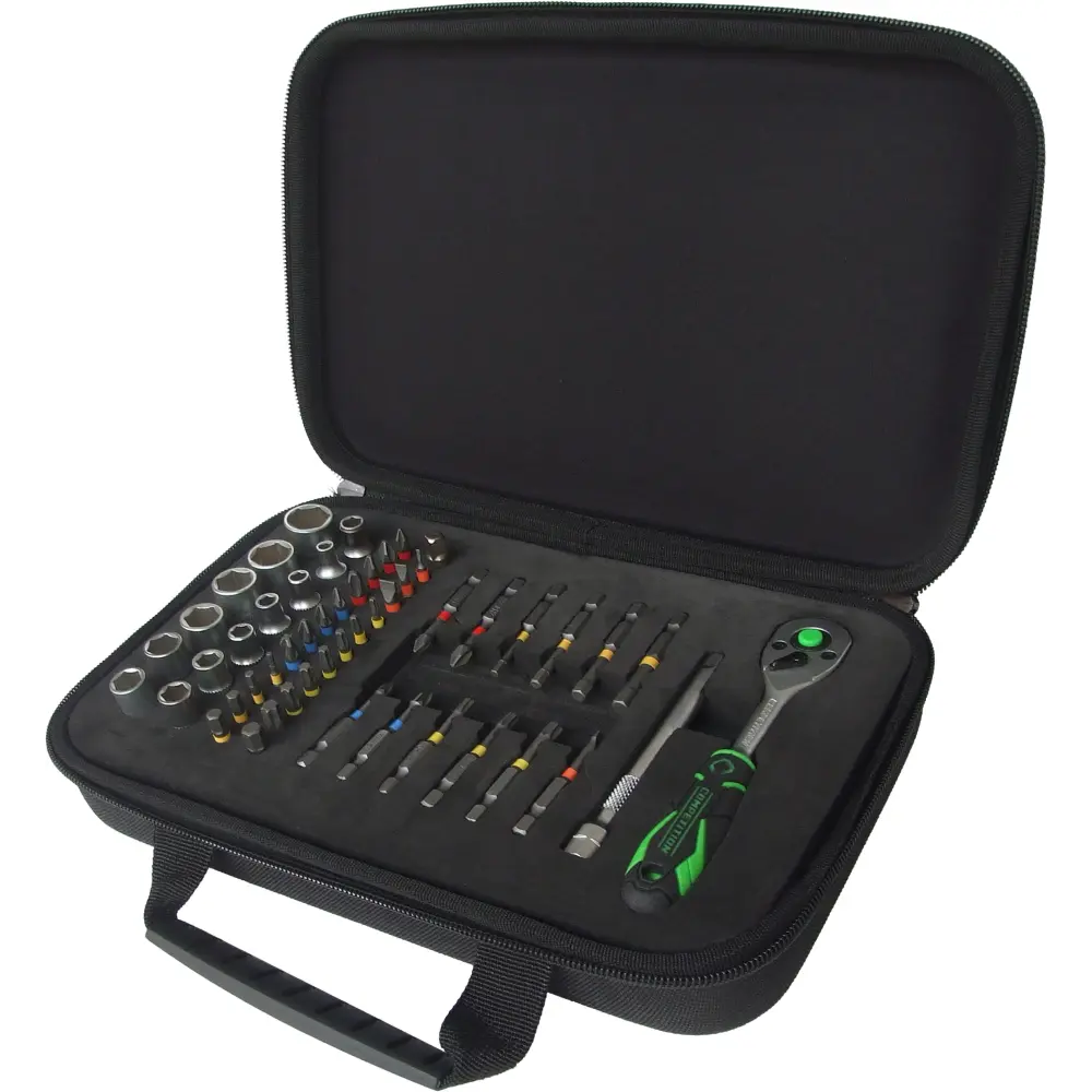 COMPETITION Mini-Bit-Stecknuss-Satz, 51-tlg