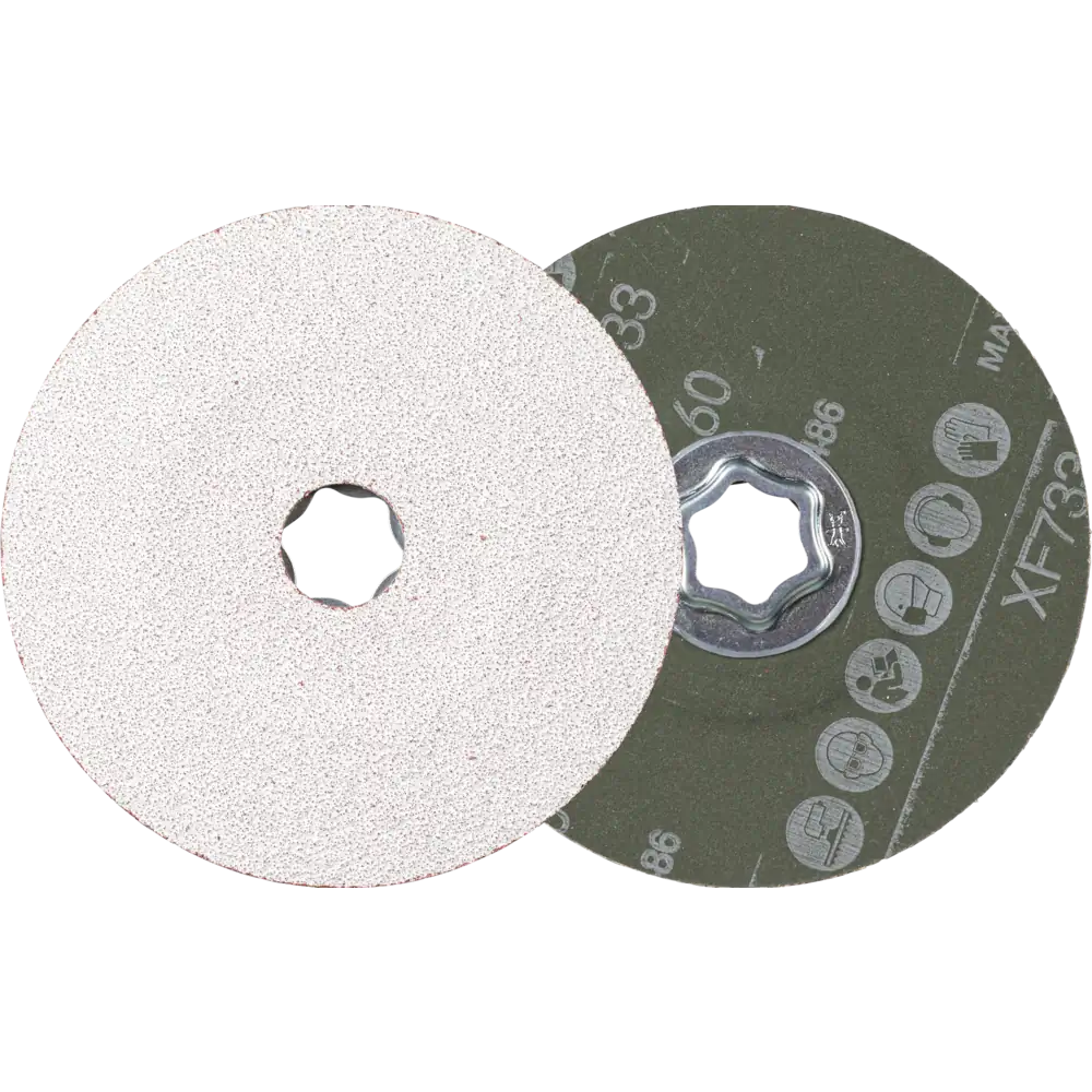 PFERD TOOLS COMBICLICK Keramikkorn Fiberscheibe für weiche NE Metalle