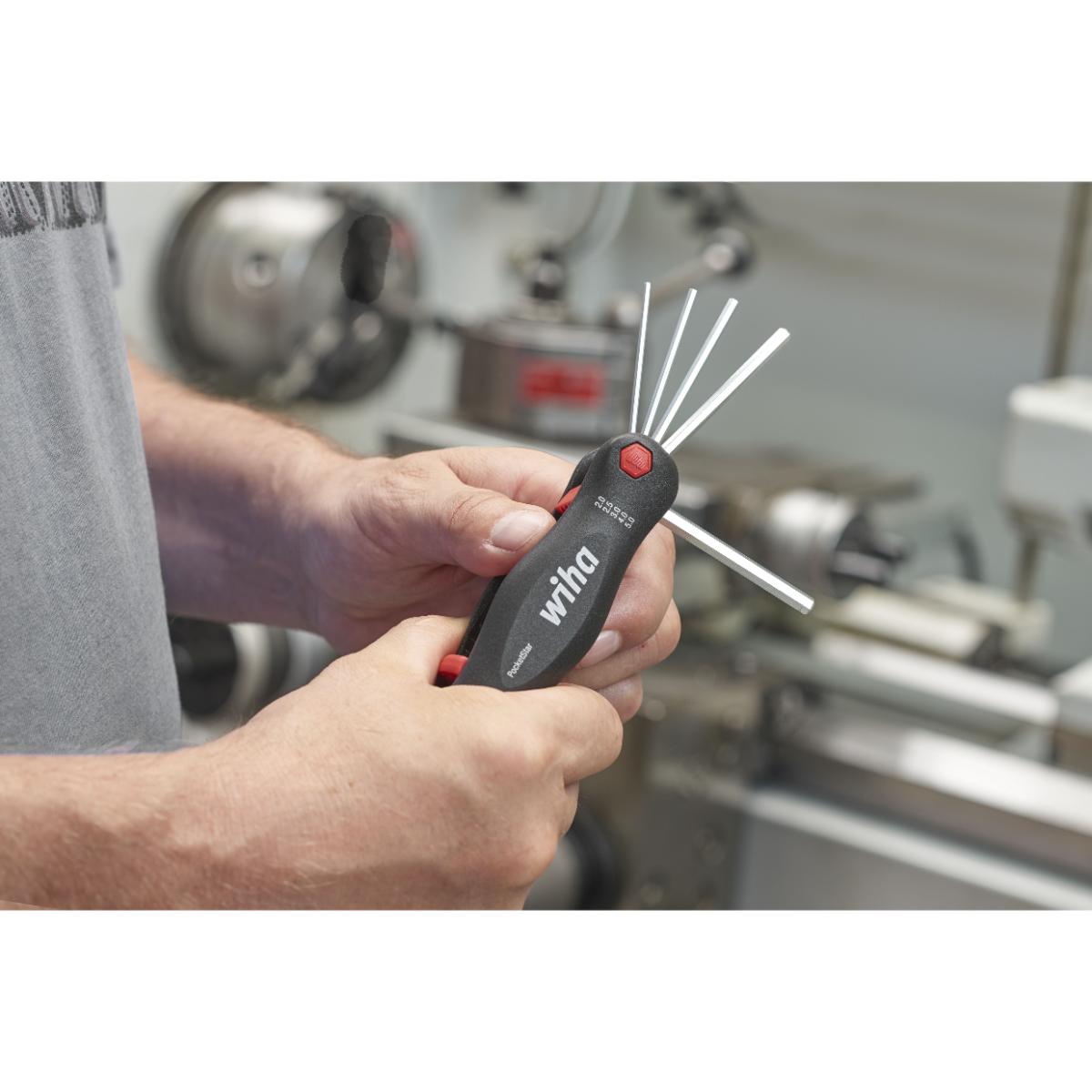 Wiha Multitool PocketStar Sechskant-Kugelkopf MagicRing 7-teilges Set