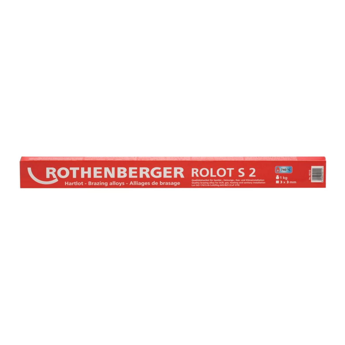 Rothenberger Hartlot ROLOT S2, nach ISO 17672,3x3x500mm, 1kg