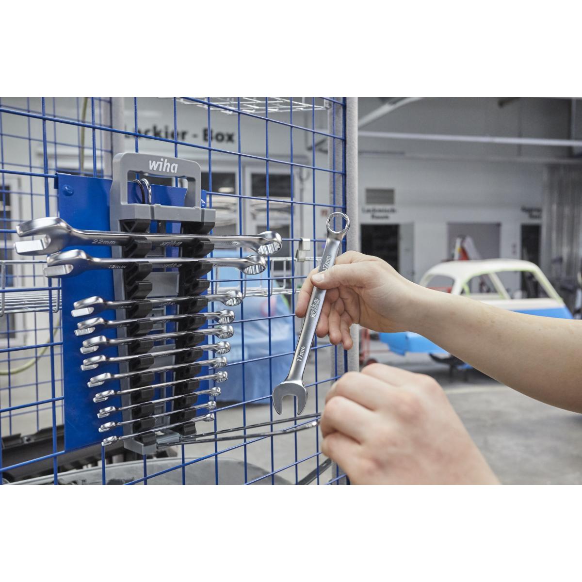 Wiha Ring-Gabelschlüssel Set 12-teilges Set in Halter